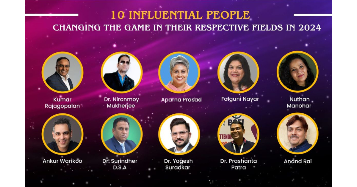 10 Influential People Changing the Game in their Respective Fields in 2024